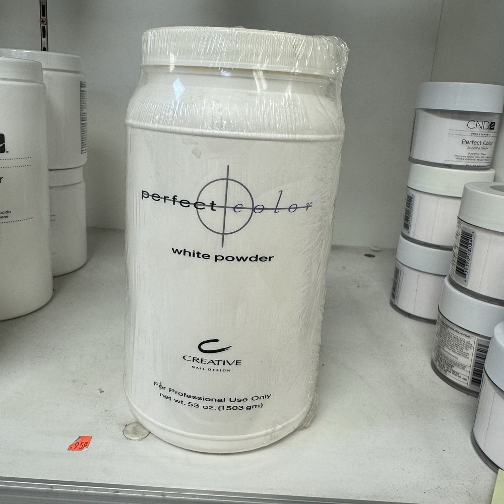 CND Creative Nail Design‎ Perfect Color & SOLARNAIL Powder, White Powder, 53 Oz